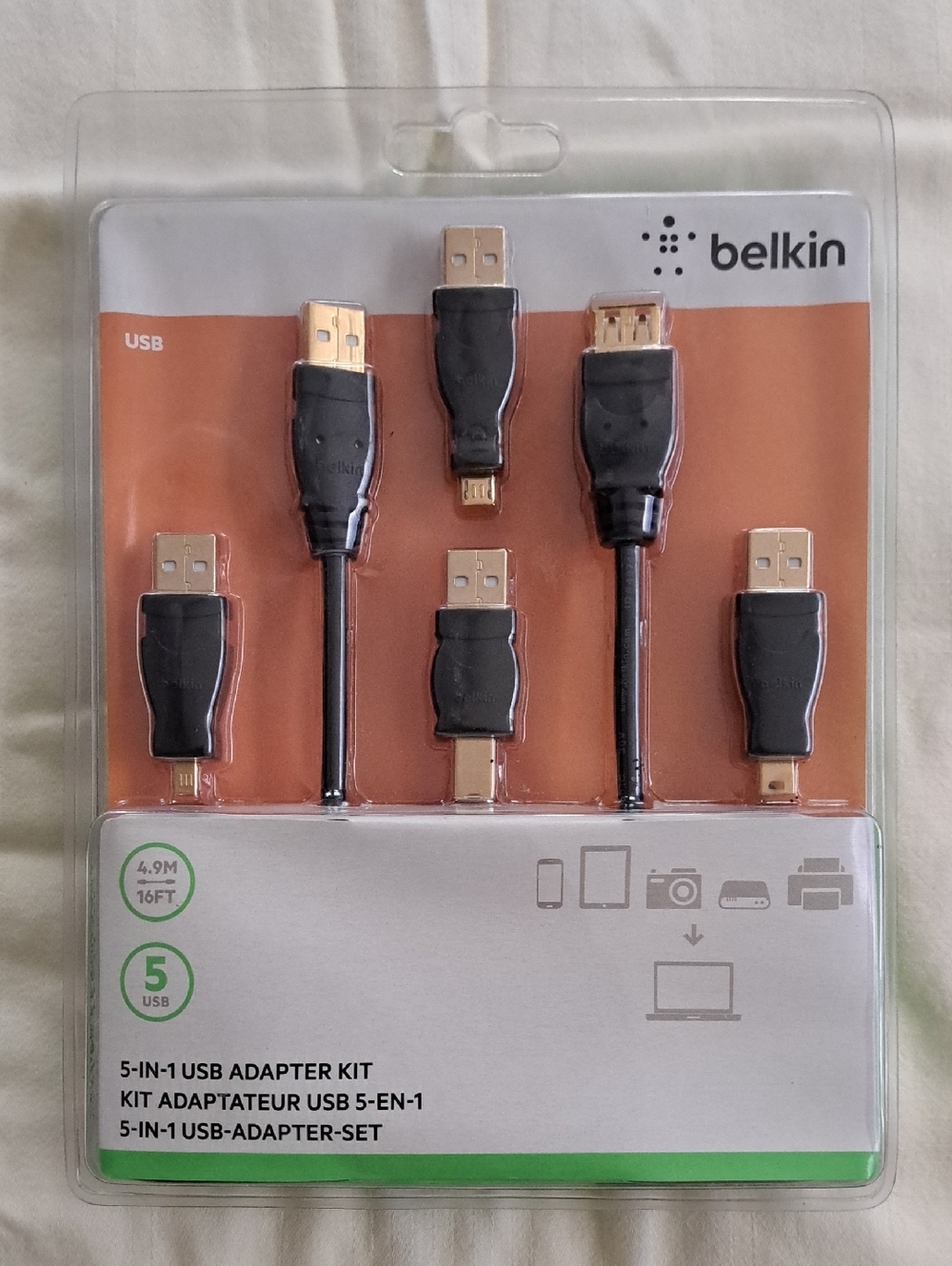 Belkin 5-in-1 USB Adapter Kit